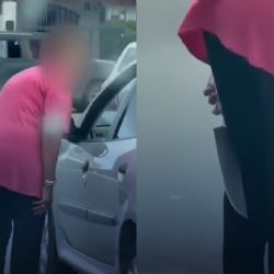 Una jubilada amenazó con un cuchillo a otro conductor en una pelea de tránsito 
