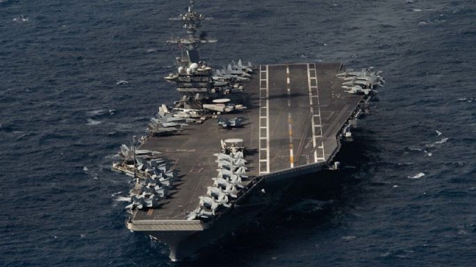 EE.UU. derribó a un dron iraní que se acercaba a uno de sus portaviones