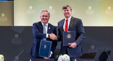 EE.UU. y la Argentina firmaron un acuerdo de minerales críticos