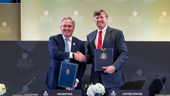 EE.UU. y la Argentina firmaron un acuerdo de minerales críticos