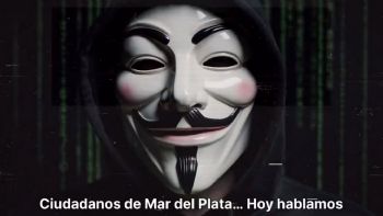 Al estilo Anonymous, convocan a una marcha por la inseguridad en Mar del Plata