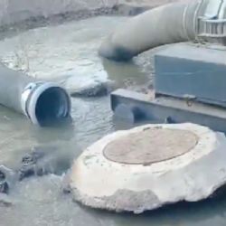 En medio de olores nauseabundos, los vecinos de Guaymallén salieron a la calle a reclamar