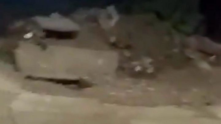 Emergencia en Godoy Cruz: un socavón complica a los vecinos del barrio 4 de julio