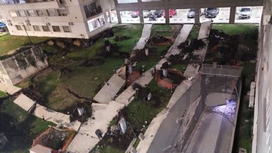 Foto iliustrativa de  Hubo un derrumbe en un complejo de viviendas en Parque Patricios