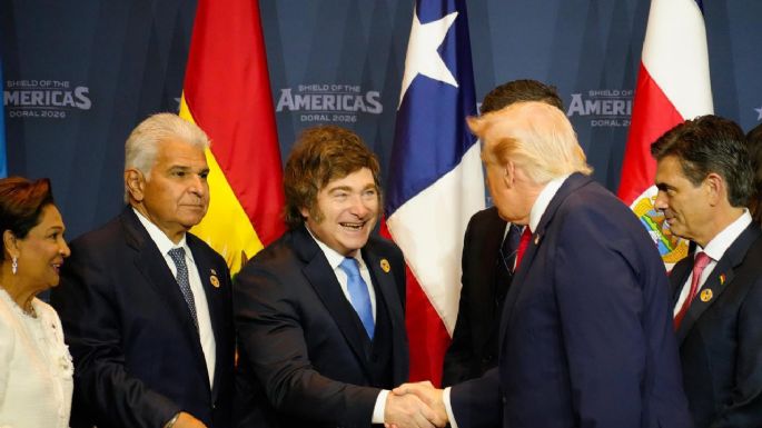 Javier Milei participó de la cumbre “Escudo de las Américas” convocada por Donald Trump