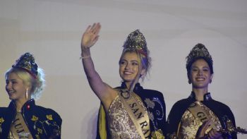 La Reina de la Vendimia viene de San Rafael y se llama Azul Antolínez