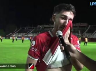 La emoción Eggel de Deportivo Maipú al hablar de su situación personal: "Tengo a mi hija internada"