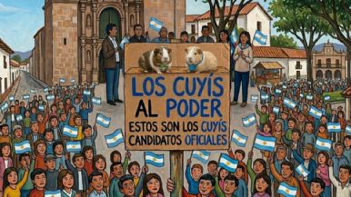 Foto iliustrativa de  Los Cuyis se paran de manos y enfrentan a leones, mandriles y pumas