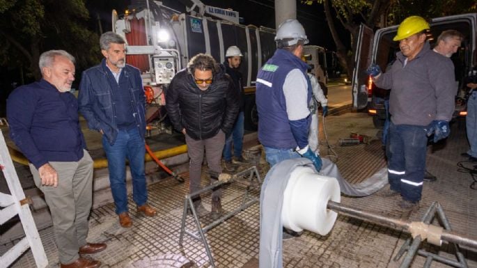 Mientras explotan cloacas en Guaymallén, Aysam presume arreglos en Ciudad