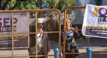 Para quién son la vallas que rodean de la Legislatura 