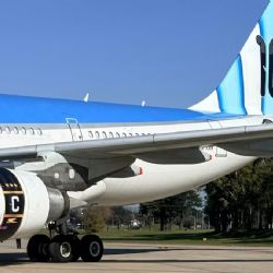 Aerolíneas Argentinas presentó un avión inspirado en la Selección 