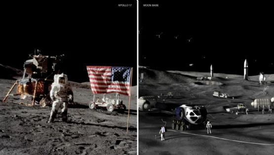 La NASA presentó un plan para una base en la Luna 