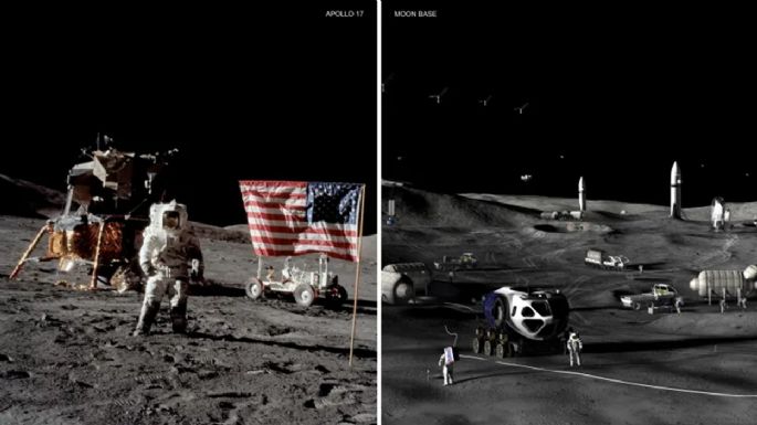 La NASA presentó un plan para una base en la Luna 