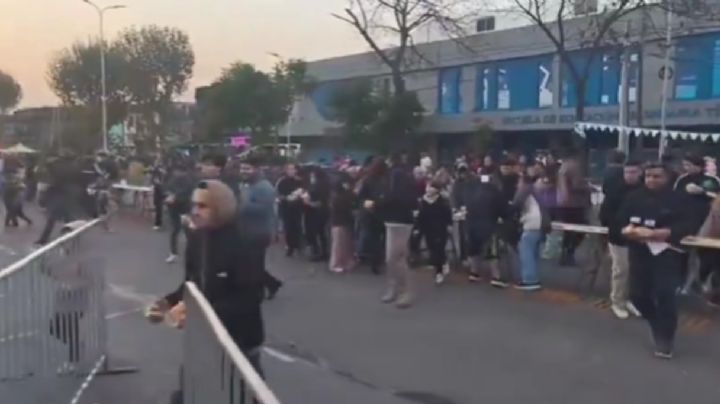 Vecinos de Avellaneda “saquearon” un sándwich gigante de matambre a la pizza
