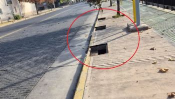 El colmo: repusieron las alcantarillas en la calle Boulogne Sur Mer y se las volvieron a robar