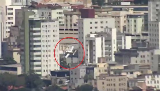 Una avioneta se estrelló contra un edificio en Brasil: dos muertos y tres heridos graves 