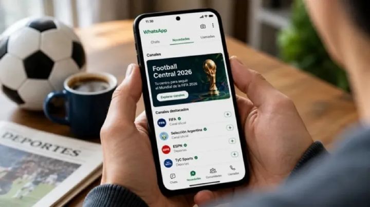“Football Center 2026”: la función de WhatsApp para seguir el Mundial 2026
