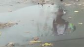 Foto ilustrativa de la nota titulada: Video: una pérdida de agua que lleva un mes está hundiendo el asfalto