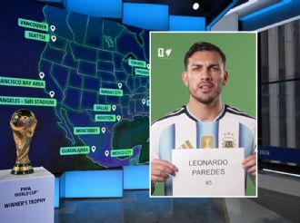 "Leonardo Paredes": los errores en el video de la FIFA para la presentación del plantel argentino