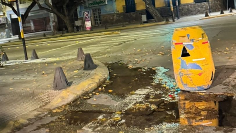 Una pérdida de agua lleva más de un mes ignorada
