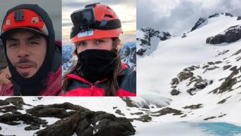 Un guía de montaña y una turista uruguaya murieron en el Glaciar Vinciguerra