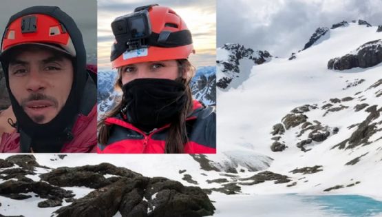 Un guía de montaña y una turista uruguaya murieron en el Glaciar Vinciguerra