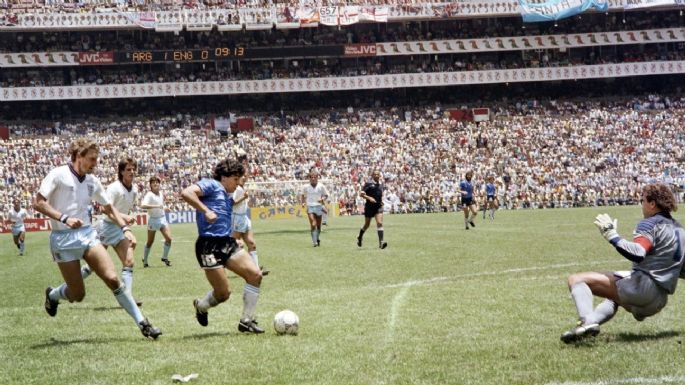 Hoy se cumplen 40 años del gol de Diego Armando Maradona a los ingleses