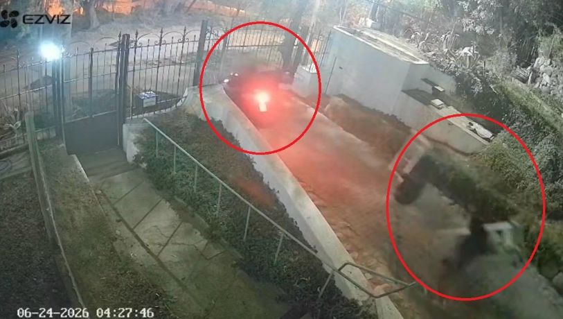 Inseguridad en Chacras de Coria: un video registró cómo delincuentes robaron en un barrio privado