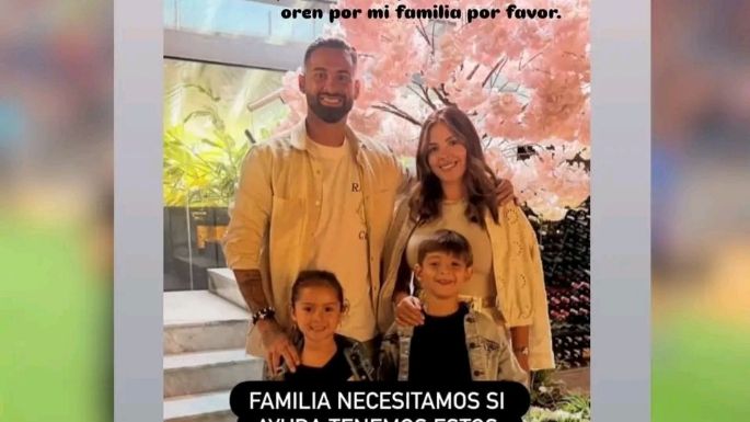 Se derrumbó el edificio en el que vivía la familia de un futbolista argentino