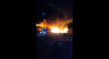 Imágenes impactantes: se incendio un conocido café en Uspallata