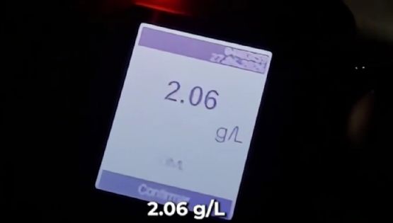 La insólita excusa de un conductor que dio positivo en el test de alcoholemia 