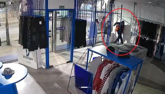 Inseguridad en el centro: robaron un local de ropa por décima vez