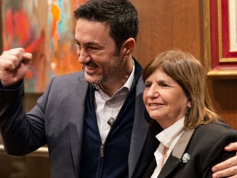 Patricia Bullrich respaldó las aspiraciones de Luis Petri en su paso por Mendoza