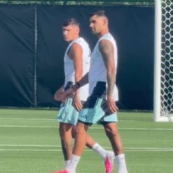 El “Cuti” Romero se entrenó con el resto de la Selección Argentina 