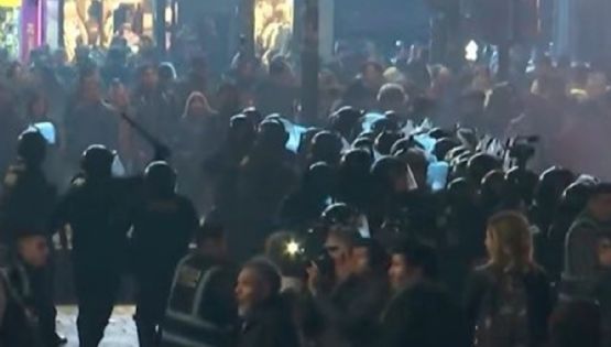 Incidentes en el banderazo por el Indio en el Obelisco: 17 detenidos y tres heridos leves