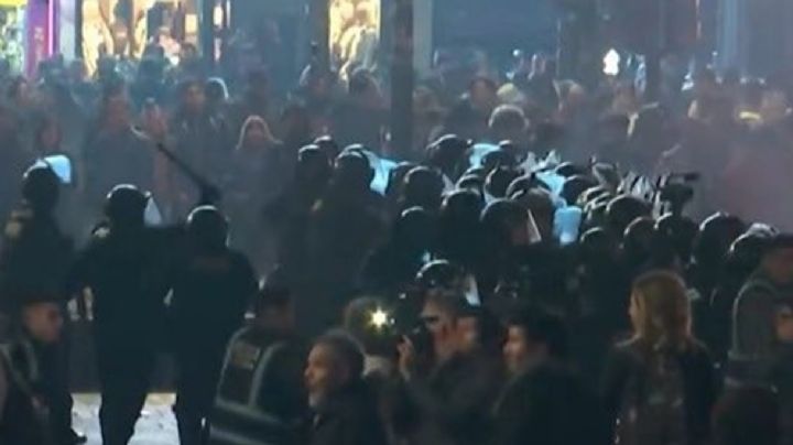 Incidentes en el banderazo por el Indio en el Obelisco: 17 detenidos y tres heridos leves