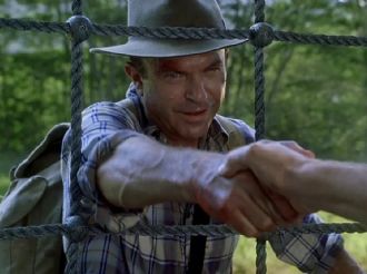 Murió Sam Neill, el protagonista de Jurassic Park