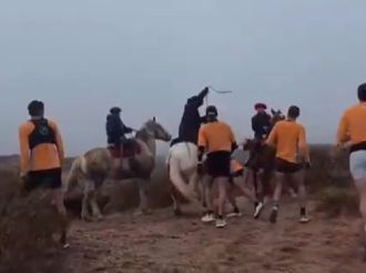 Jinetes agredieron a un grupo de runners en Río Negro: “Siempre recibimos amenazas”