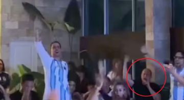El polémico video Martín Insaurralde festejando el partido de la Selección 