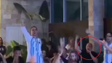 Foto iliustrativa de  El polémico video Martín Insaurralde festejando el partido de la Selección 