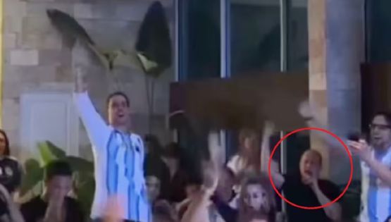 El polémico video Martín Insaurralde festejando el partido de la Selección 