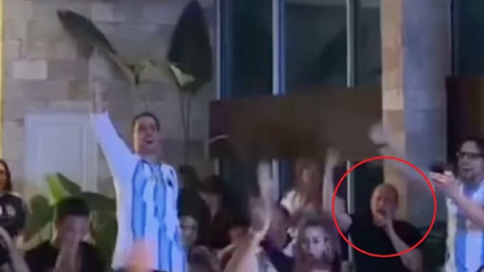 El polémico video Martín Insaurralde festejando el partido de la Selección 