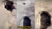Foto ilustrativa de la nota titulada: Vecinos en alerta: cráteres, basura y líquidos cloacales en una esquina de Las Heras