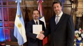 Foto ilustrativa de la nota titulada: Le soltó la mano a Hebe Casado: esto dice la carta que Alfredo Cornejo le envió al embajador francés