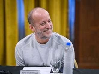 Insaurralde miró el partido de Argentina junto al hermano de un juez que intervino en el “Yategate”