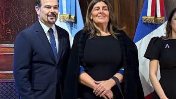 Control de daños: Mariana Juri se reunió con el embajador francés Romain Nadal