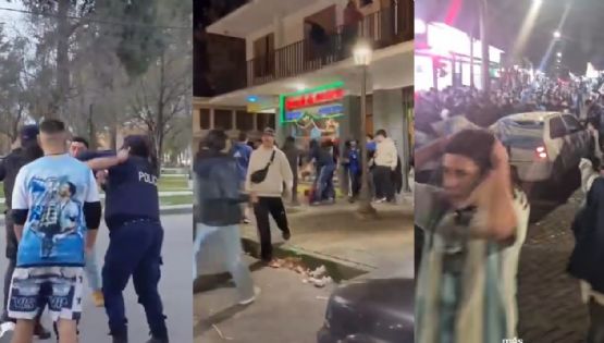 Disturbios, detenidos y policías lesionados durante los festejos del Mundial 