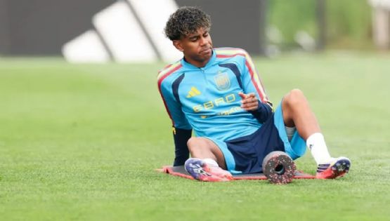 Alarma en la Selección de España: Lamine Yamal no se entrenó por una molestia