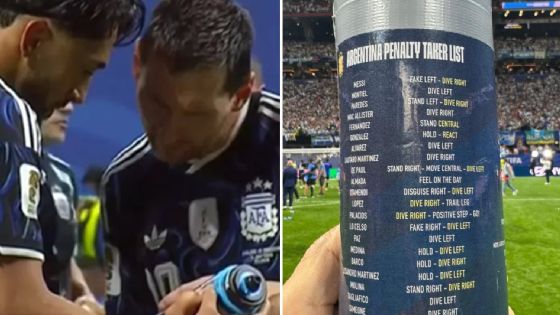 Sorpresa en la Scaloneta por la botella penalera que tenía preparada el arquero Jordan Pickford