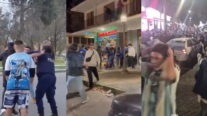 Disturbios, detenidos y policías lesionados durante los festejos del Mundial 